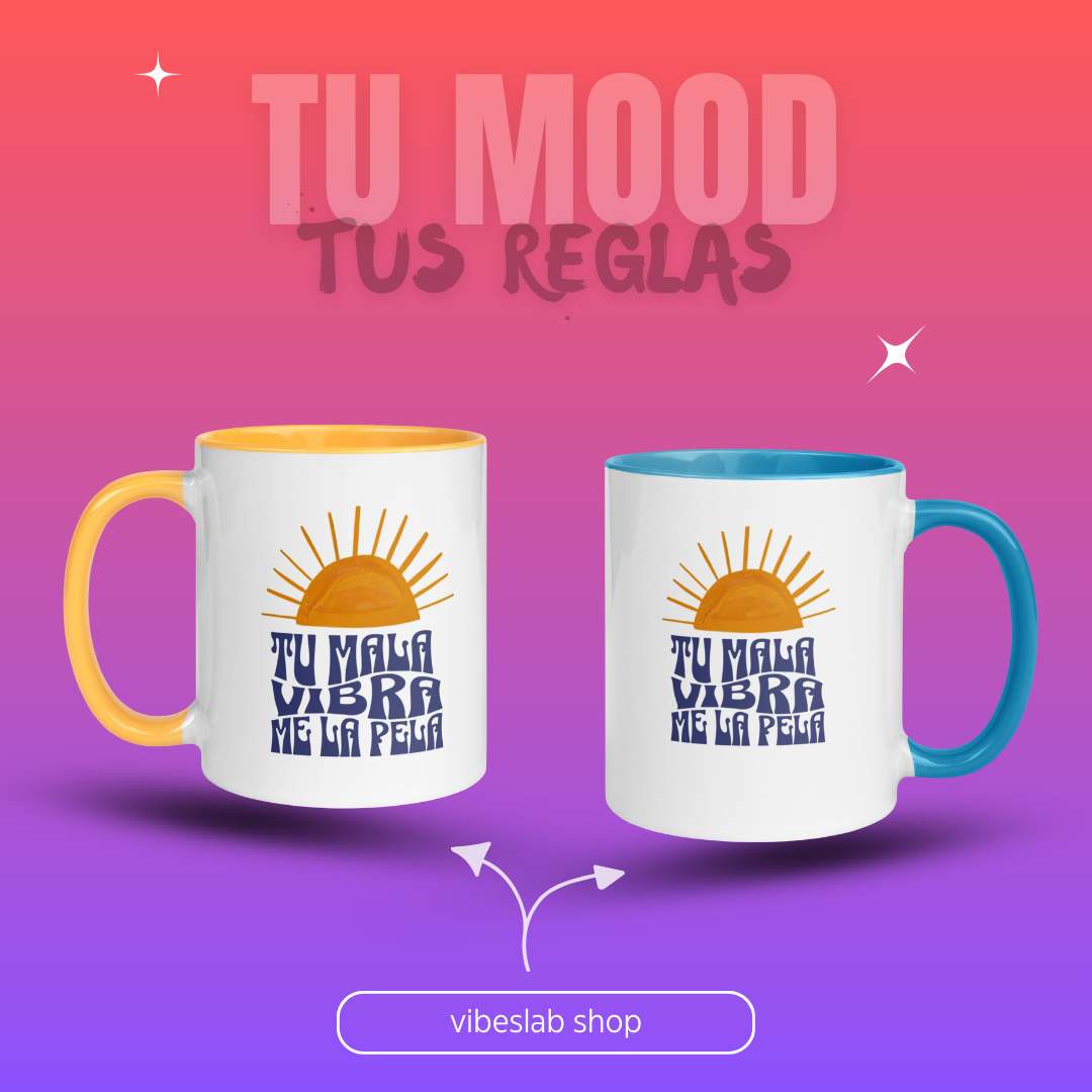 Tu mala vibra me la pela (Mug)